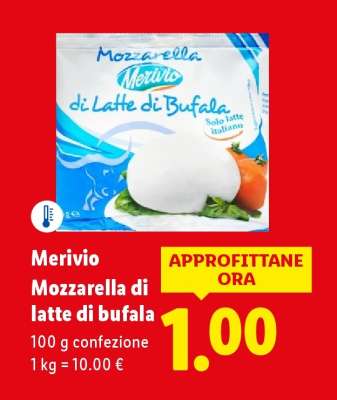 Merivio Mozzarella di latte di bufala