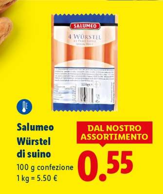 Salumeo Würstel di suino