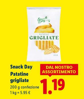 Snack Day Patatine grigliate