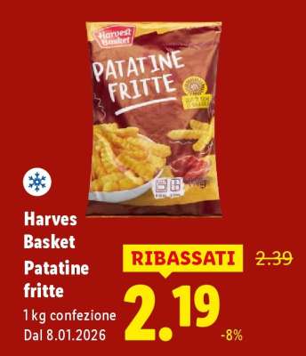 Harves Basket Patatine fritte