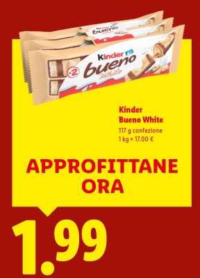 Kinder Bueno White