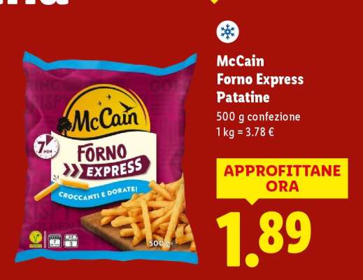 McCain Forno Express Patatine