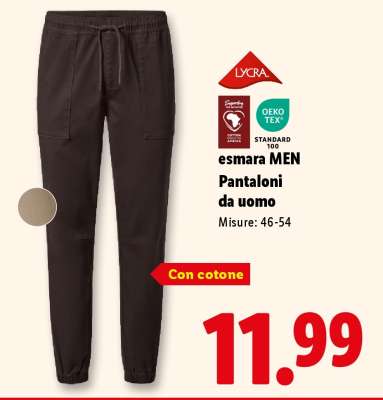 esmara MEN Pantaloni da uomo