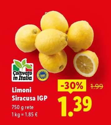 Limoni Siracusa IGP