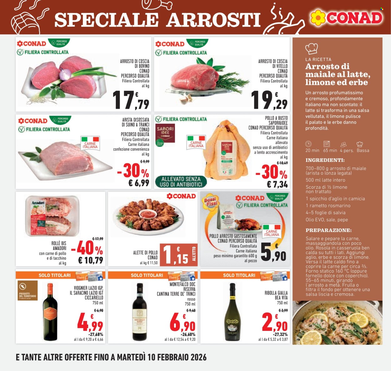 Volantino Conad - 29/1/2026 - 10/2/2026. Pagina 10