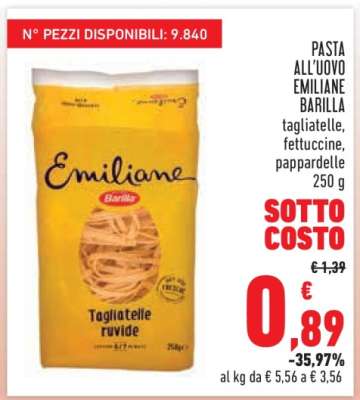 PASTA ALL'UOVO EMILIANE BARILLA