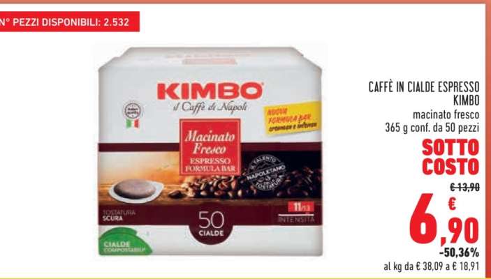 CAFFÈ IN CIALDE ESPRESSO KIMBO