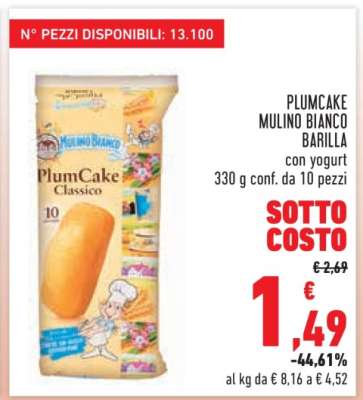 Plumcake Mulino Bianco Barilla