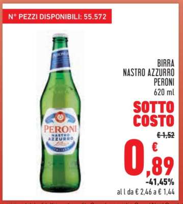 Birra Nastro Azzurro Peroni