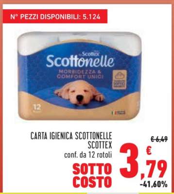 Carta Igienica Scottonelle