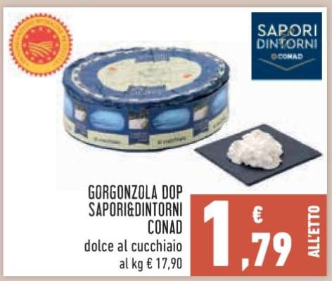 Gorgonzola DOP Sapori&Dintorni Conad