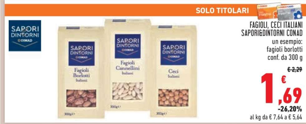 Fagioli, Ceci Italiani Sapori&Dintorni Conad