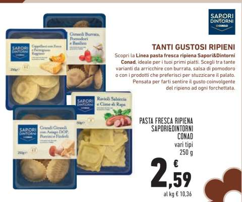 Pasta Fresca Ripiena Sapori&Dintorni Conad
