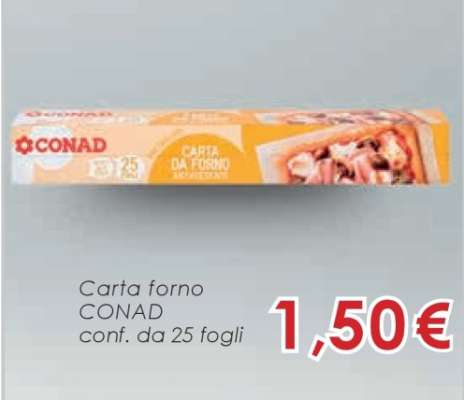 CARTA FORNO CONAD