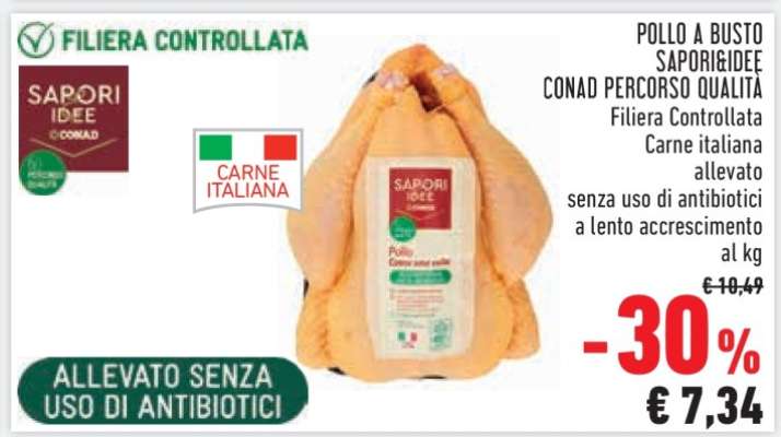 POLLO A BUSTO SAPORI&IDEE CONAD PERCORSO QUALITÀ