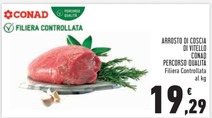 ARROSTO DI COSCIA DI VITELLO CONAD PERCORSO QUALITÀ