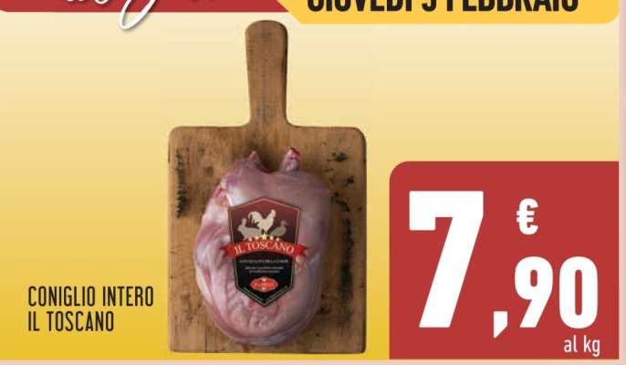 CONIGLIO INTERO IL TOSCANO