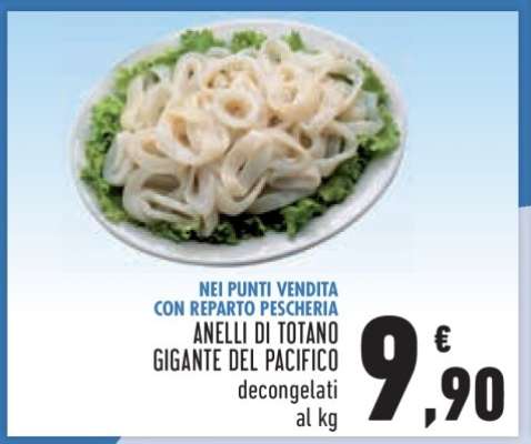 ANELLI DI TOTANO GIGANTE DEL PACIFICO