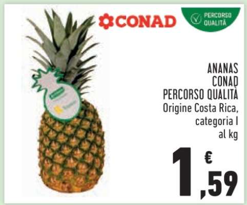 ANANAS CONAD PERCORSO QUALITÀ