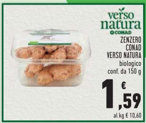 ZENZERO CONAD VERSO NATURA