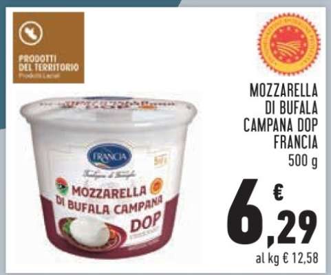 MOZZARELLA DI BUFALA CAMPANA DOP FRANCIA