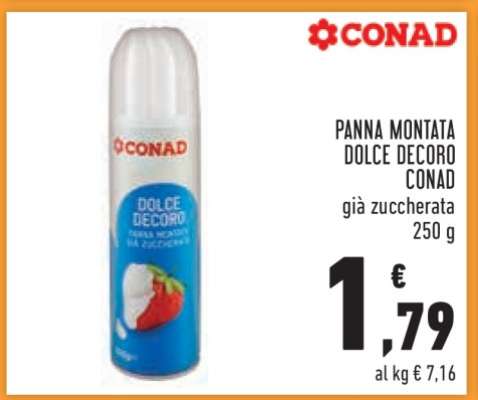 Panna Montata Dolce Decoro Conad