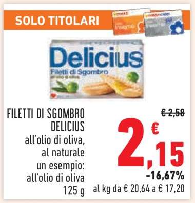 Filetti di Sgombro Delicius