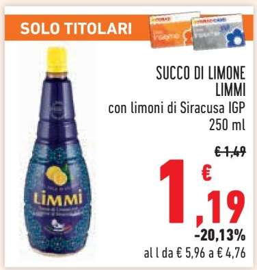 Succo di Limone Limmi