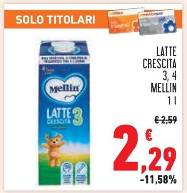 Latte Crescita 3, 4 Mellin