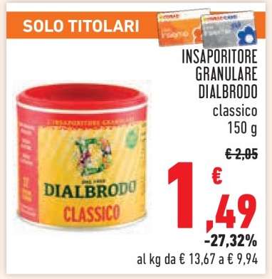 INSAPORITORE GRANULARE DIALBRODO