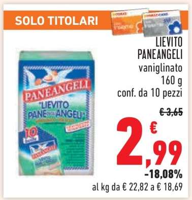 Lievito Paneangeli vanigliato