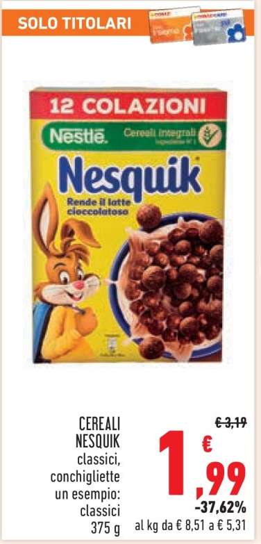 CEREALI NESQUIK