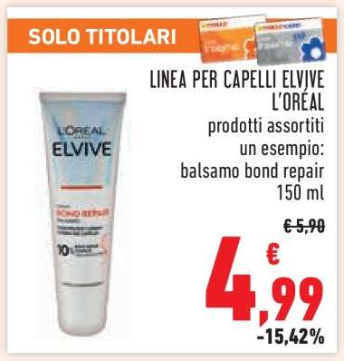 LINEA PER CAPELLI ELVIVE L'ORÉAL