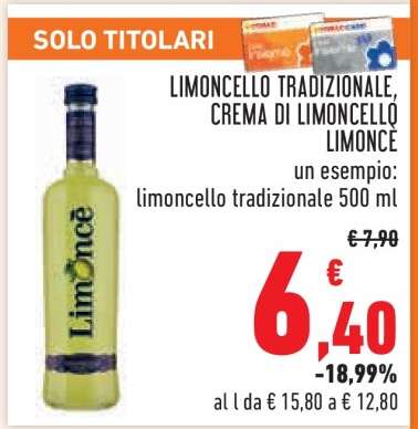 Limoncello Tradizionale, Crema di Limoncello Limoncè