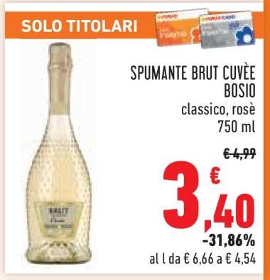 SPUMANTE BRUT CUVÈE BOSIO
