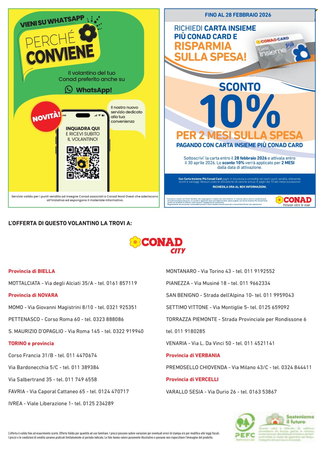 Volantino Conad - 29/1/2026 - 25/2/2026. Pagina 8