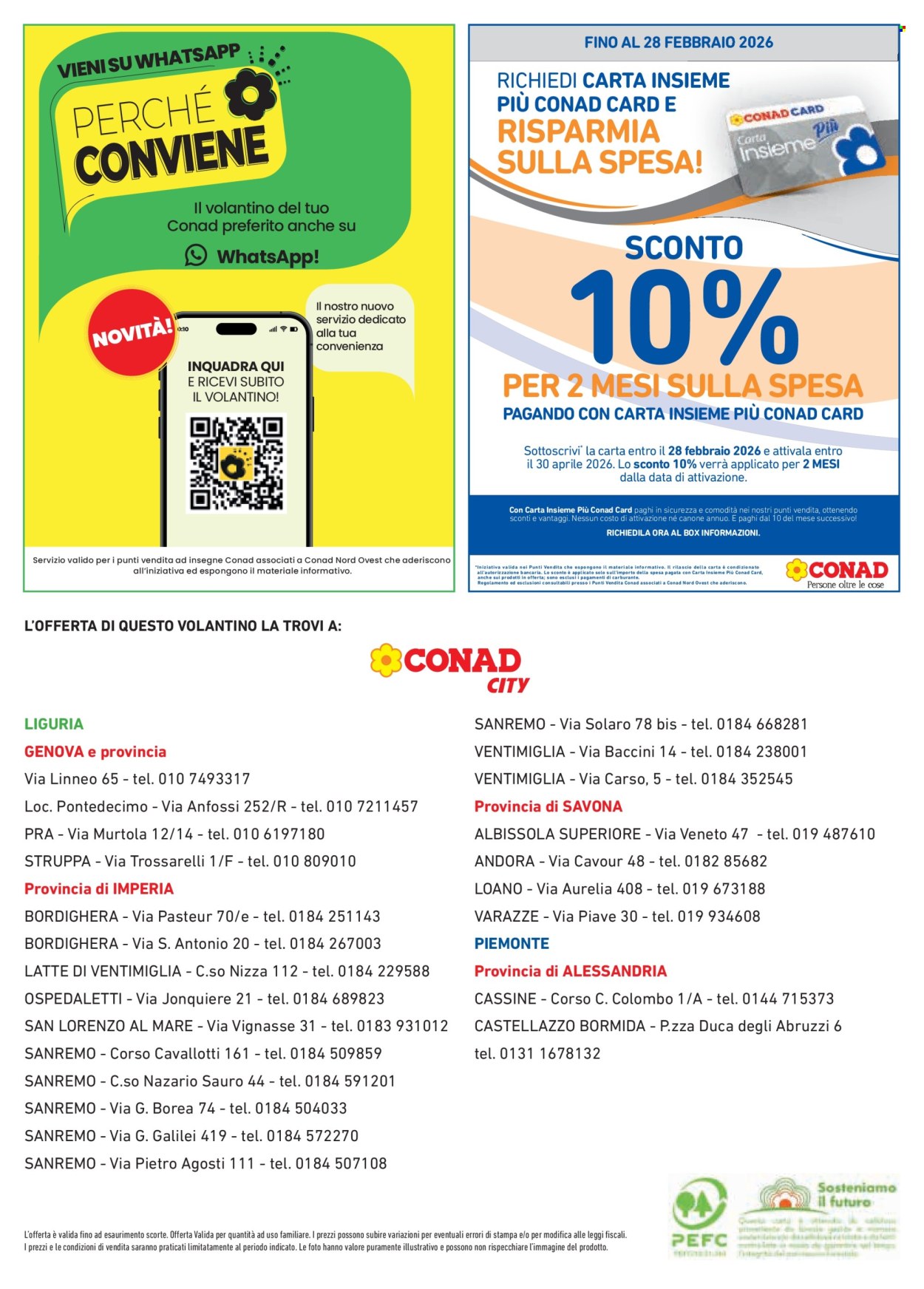 Volantino Conad - 29/1/2026 - 25/2/2026. Pagina 8