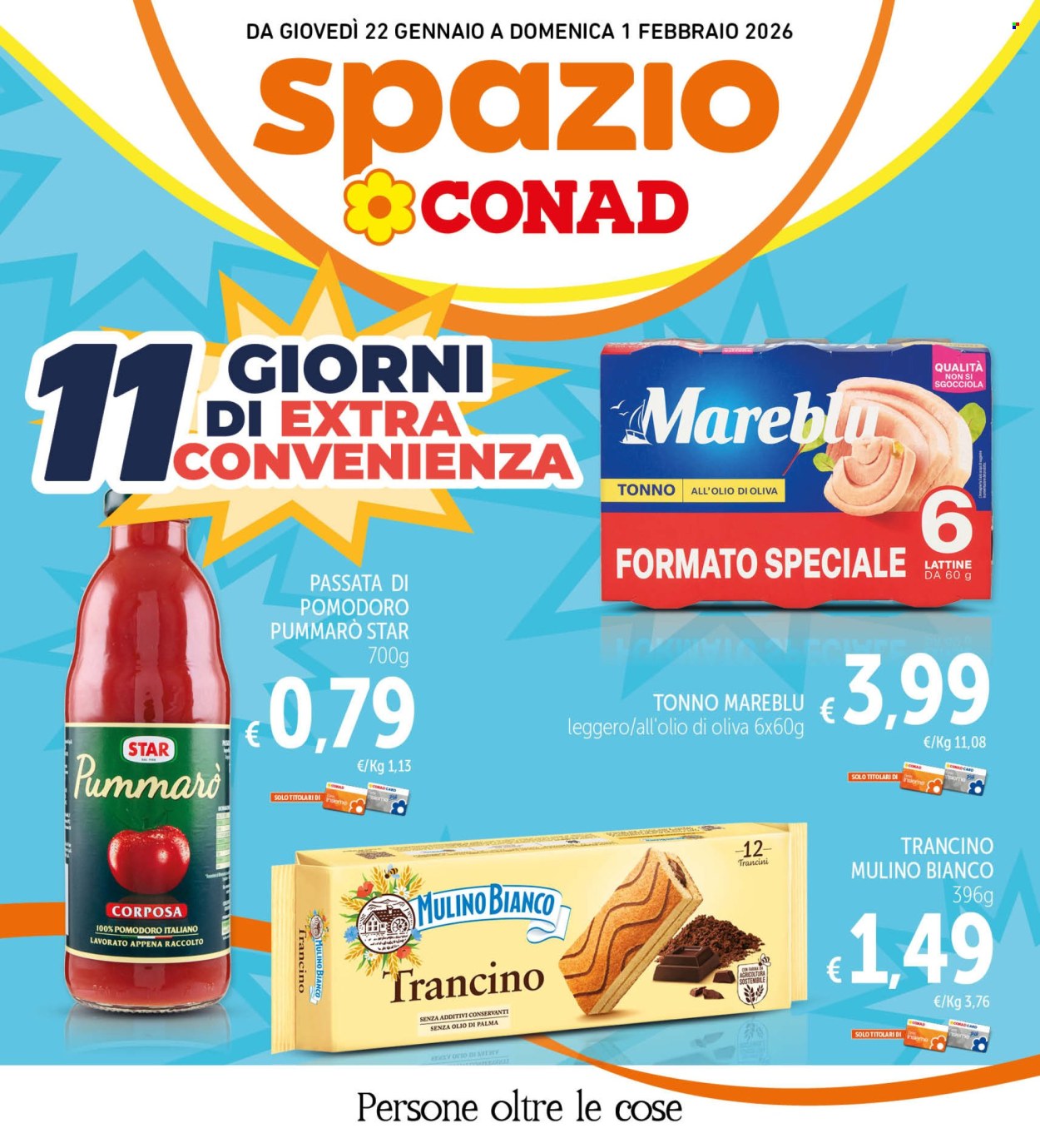 Volantino Spazio Conad - 22/1/2026 - 1/2/2026. Pagina 1