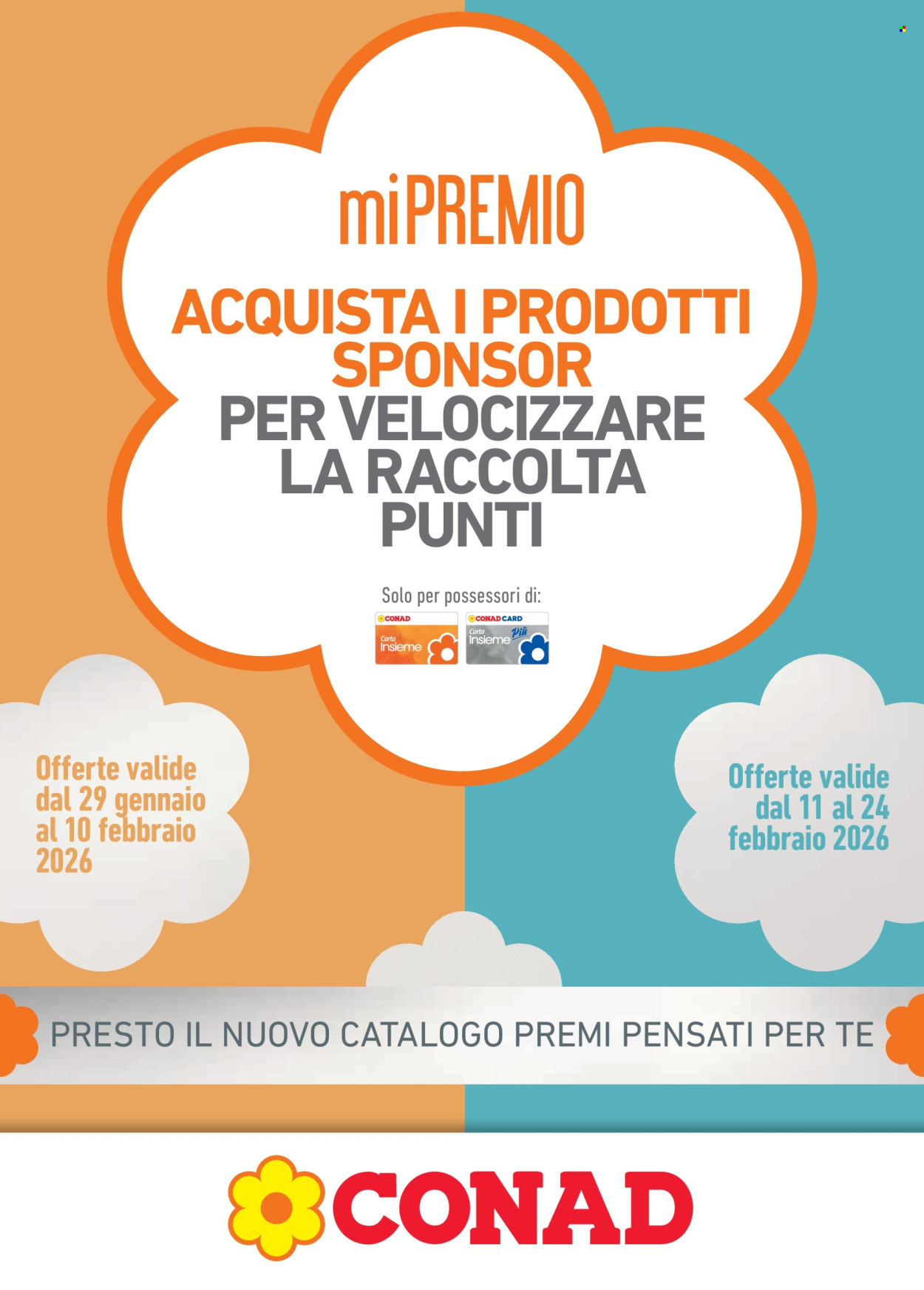 Volantino Conad - 29/1/2026 - 24/2/2026. Pagina 1