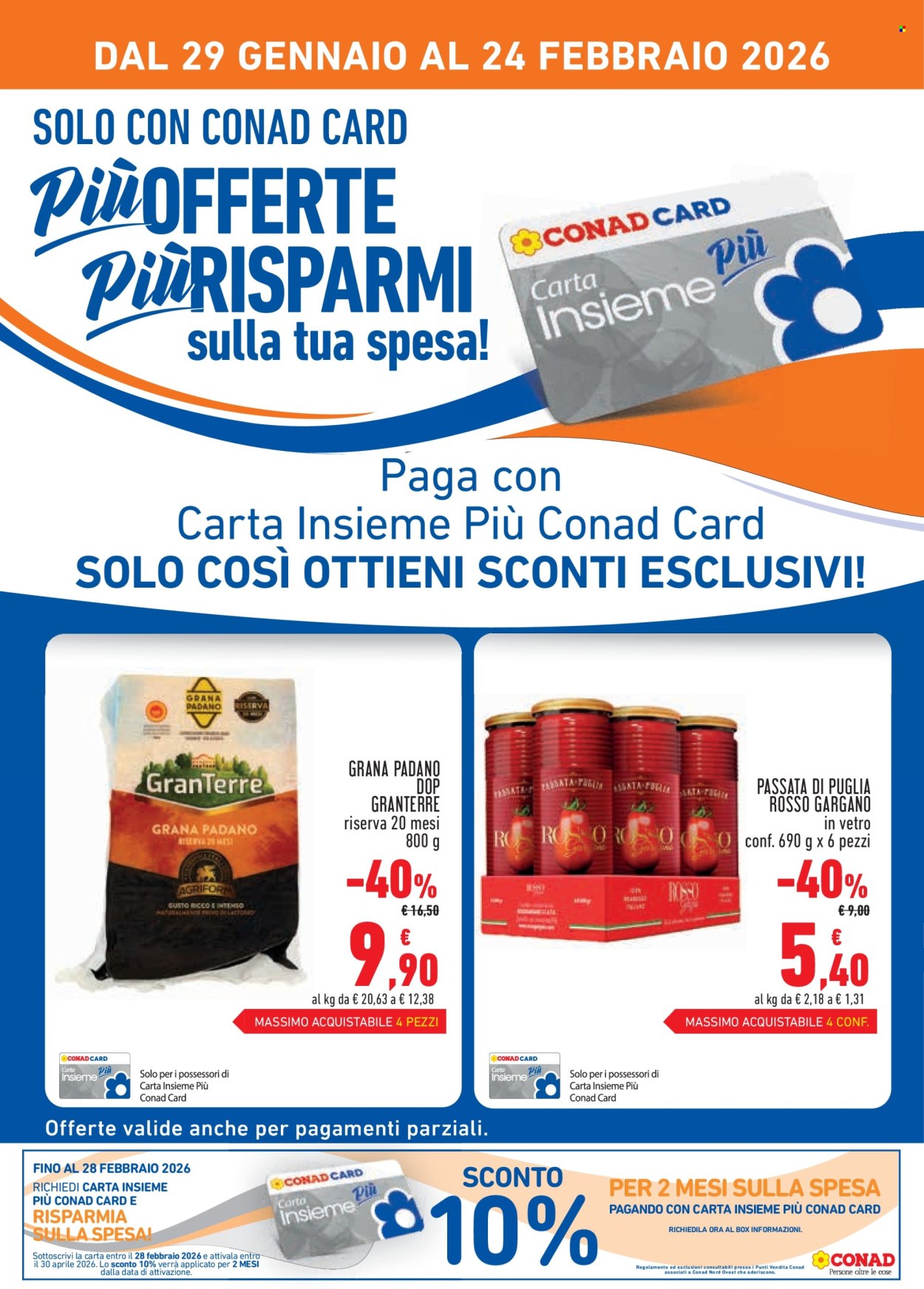 Volantino Conad - 29/1/2026 - 24/2/2026. Pagina 2
