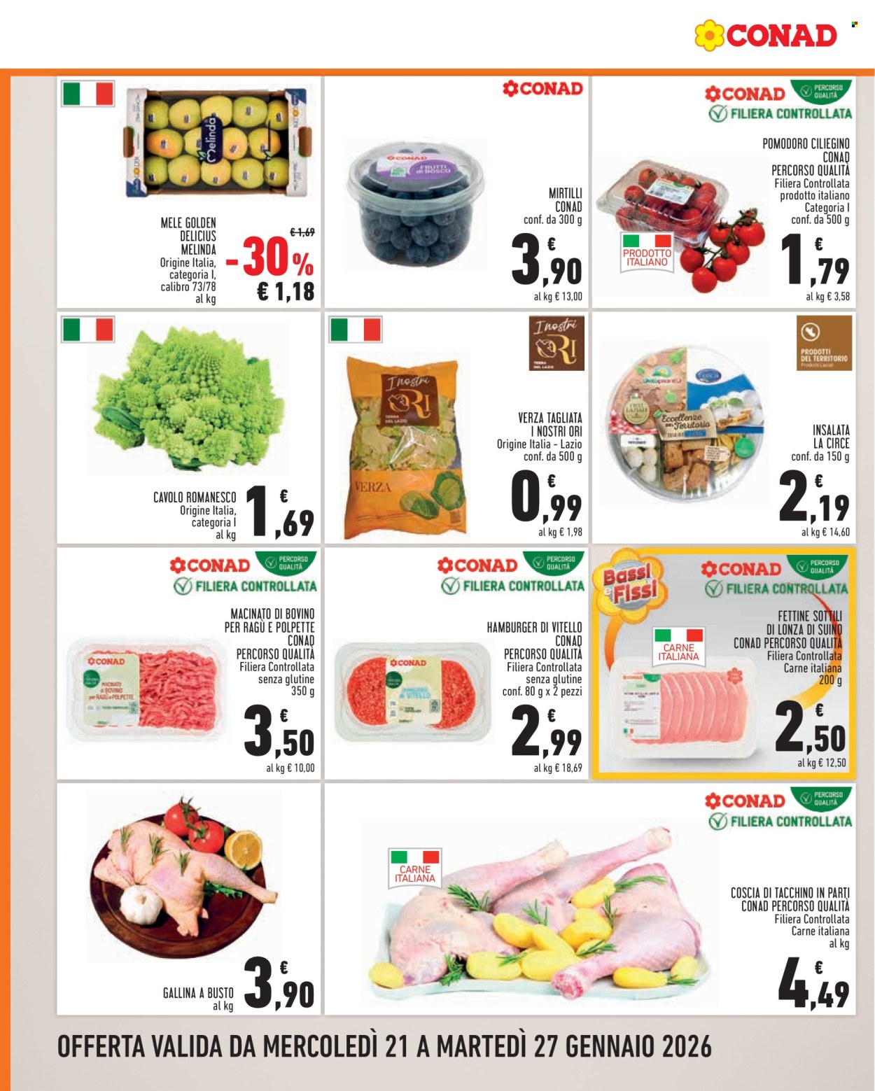 Volantino Conad - 21/1/2026 - 27/1/2026. Pagina 2