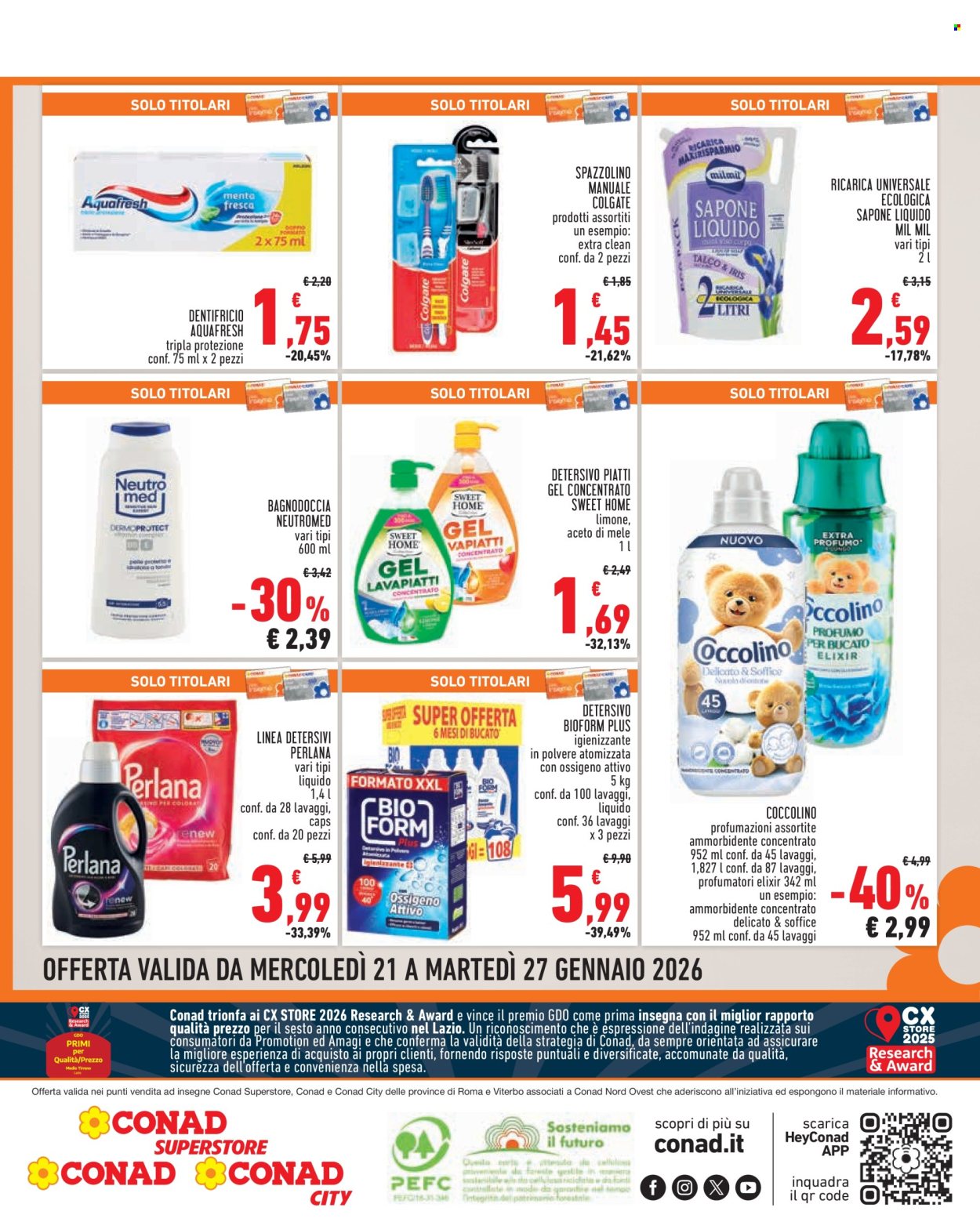 Volantino Conad - 21/1/2026 - 27/1/2026. Pagina 8