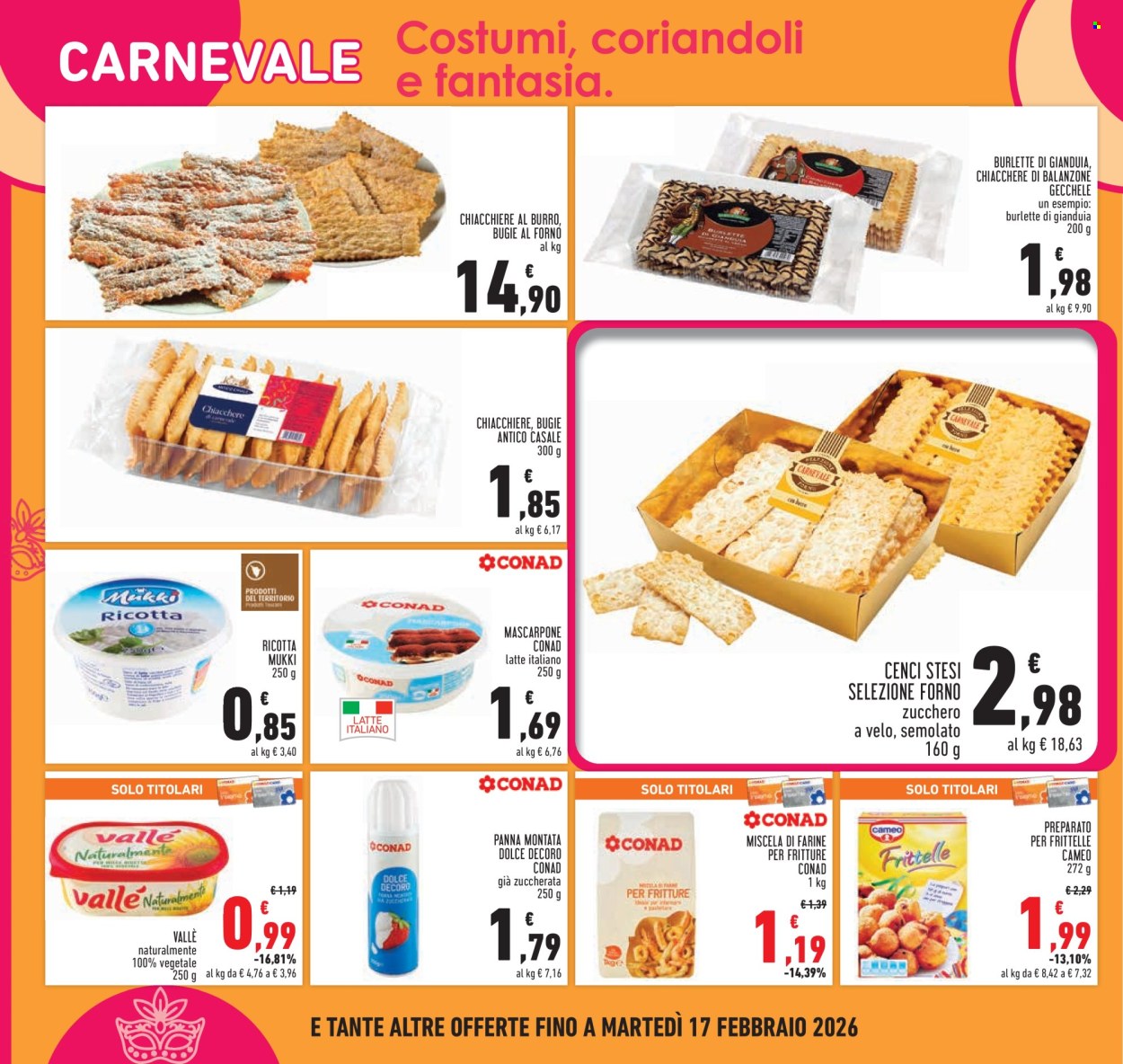 Volantino Conad - 29/1/2026 - 11/2/2026. Pagina 14