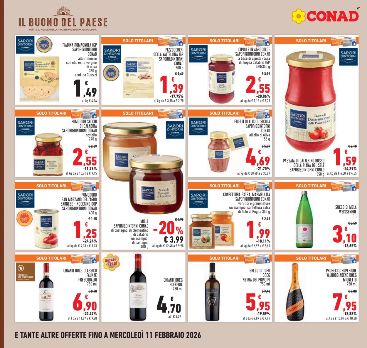 Volantino Conad - 29/1/2026 - 11/2/2026. Pagina 20