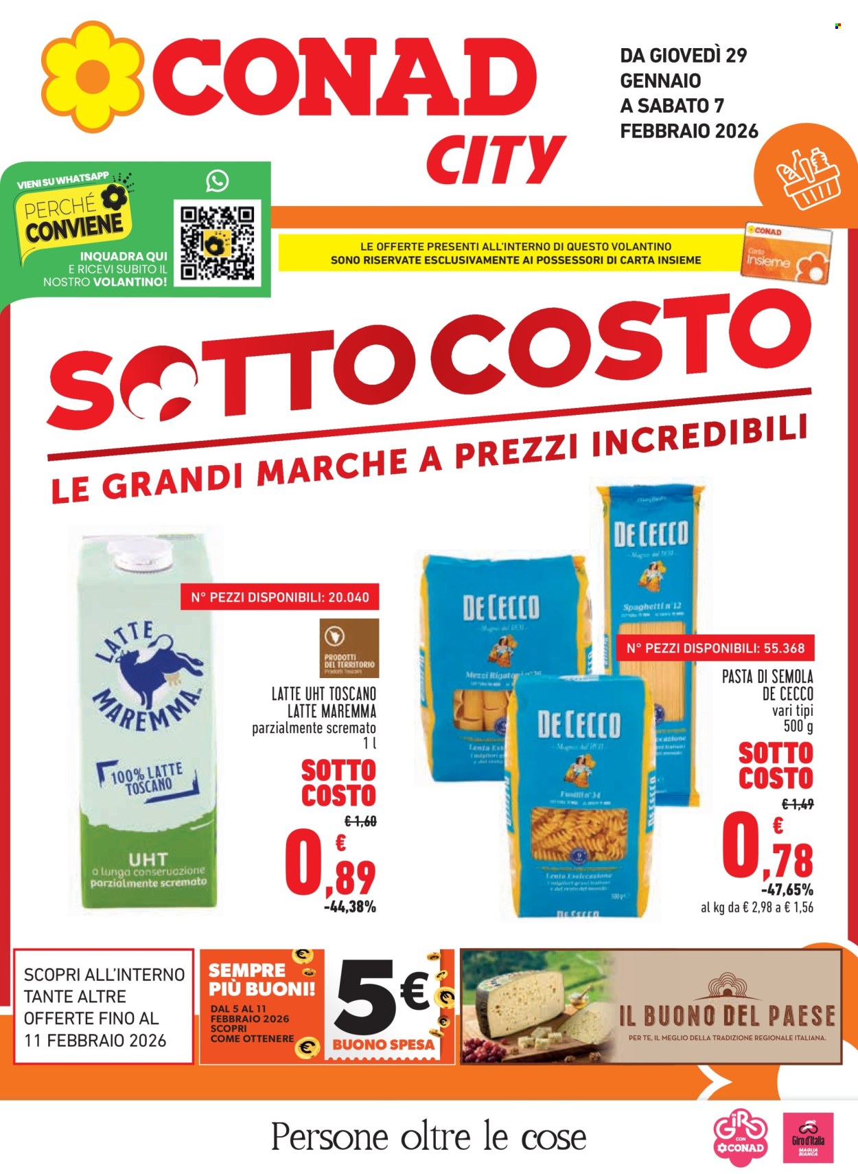 Volantino Conad City - 29/1/2026 - 11/2/2026. Pagina 1