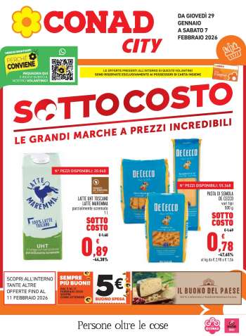 Volantino Conad City - 29/1/2026 - 11/2/2026.