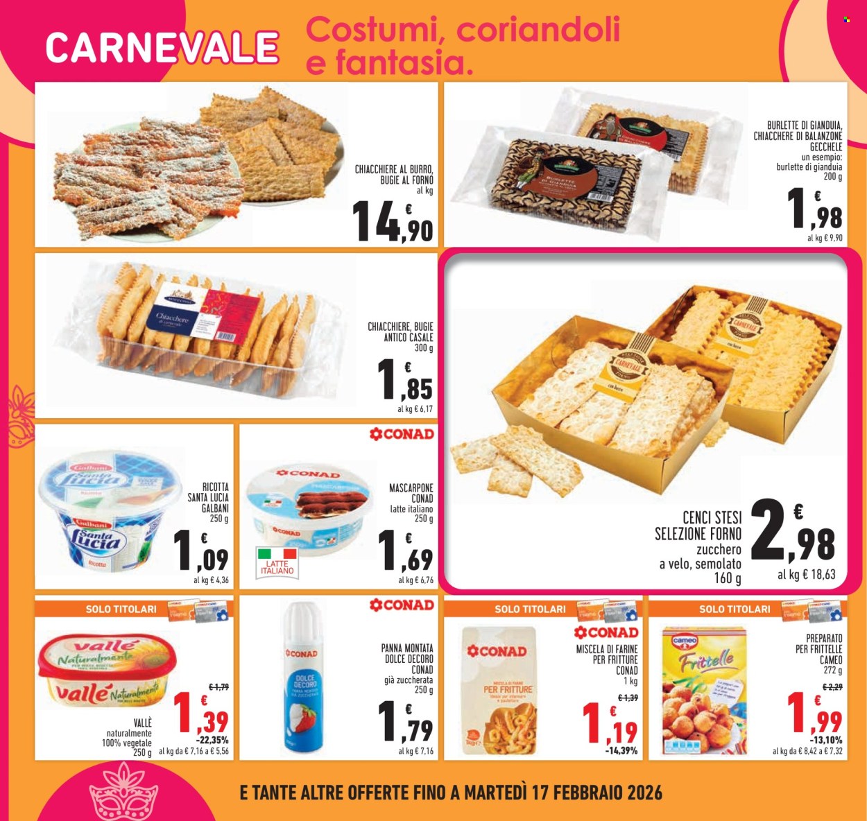 Volantino Conad - 29/1/2026 - 11/2/2026. Pagina 14