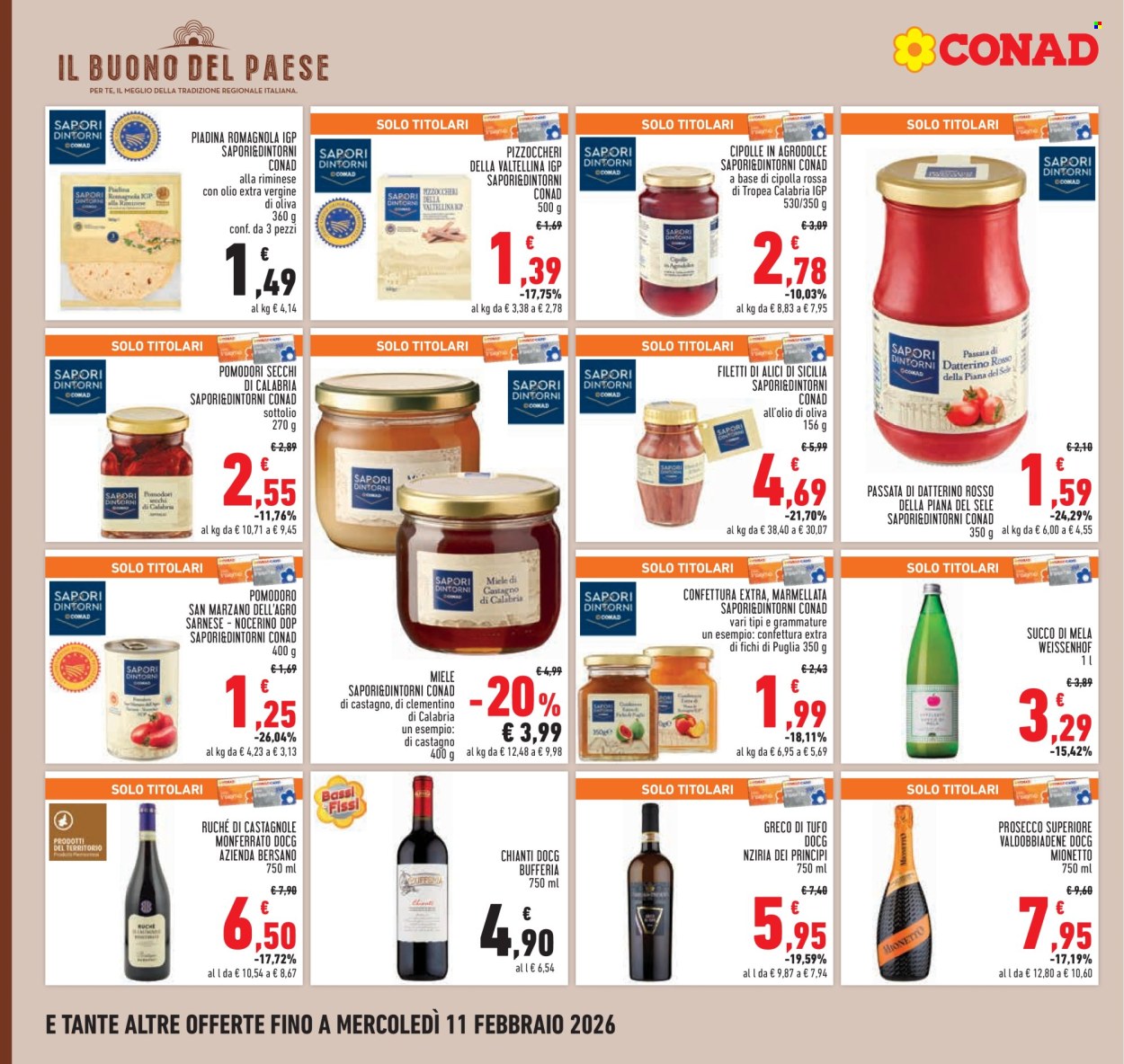 Volantino Conad - 29/1/2026 - 11/2/2026. Pagina 20