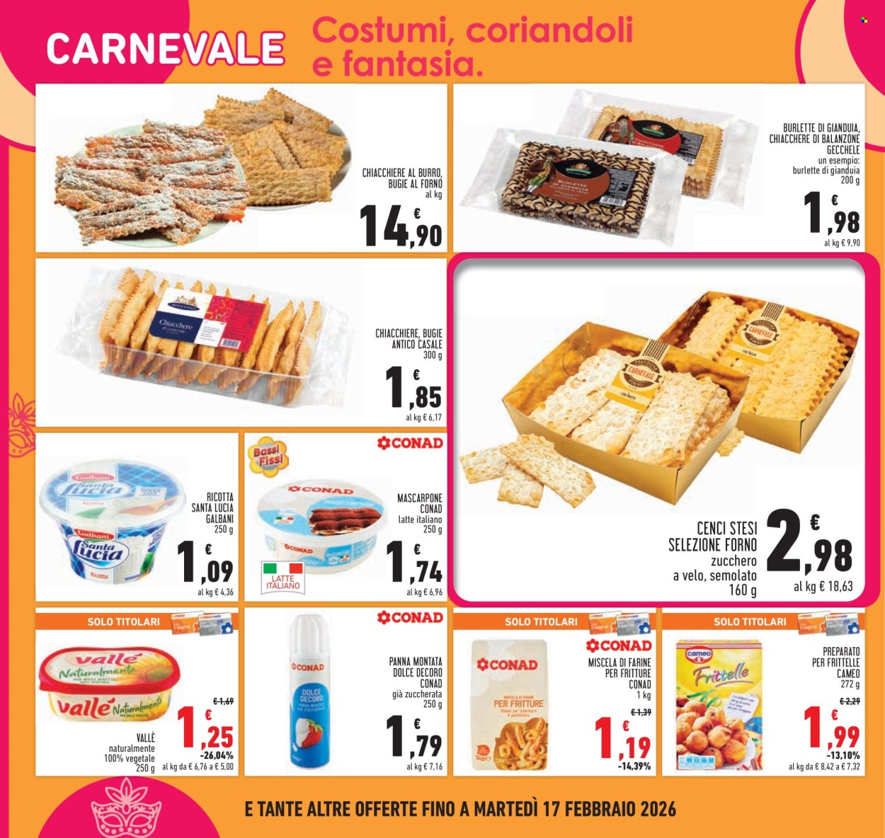 Volantino Conad - 29/1/2026 - 11/2/2026. Pagina 14