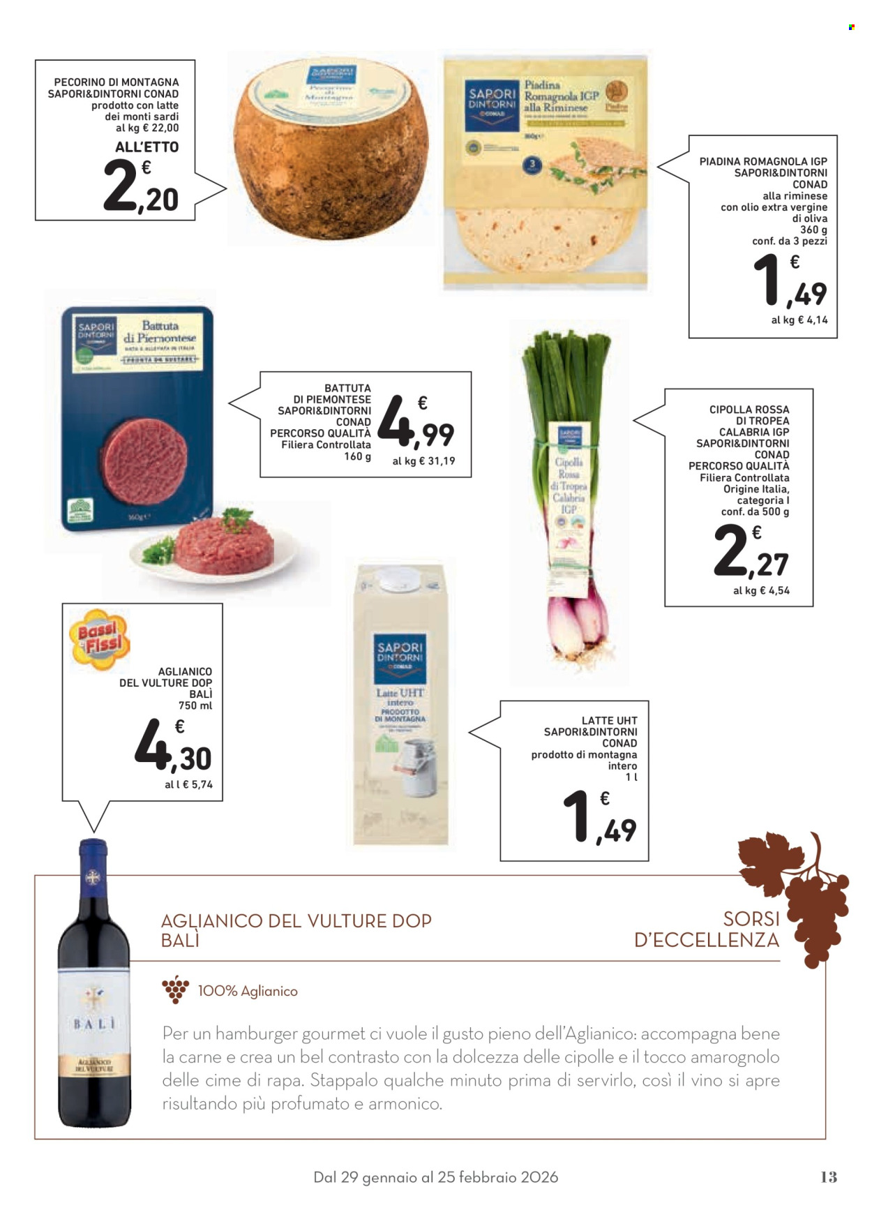 Volantino Conad - 29/1/2026 - 25/2/2026. Pagina 13